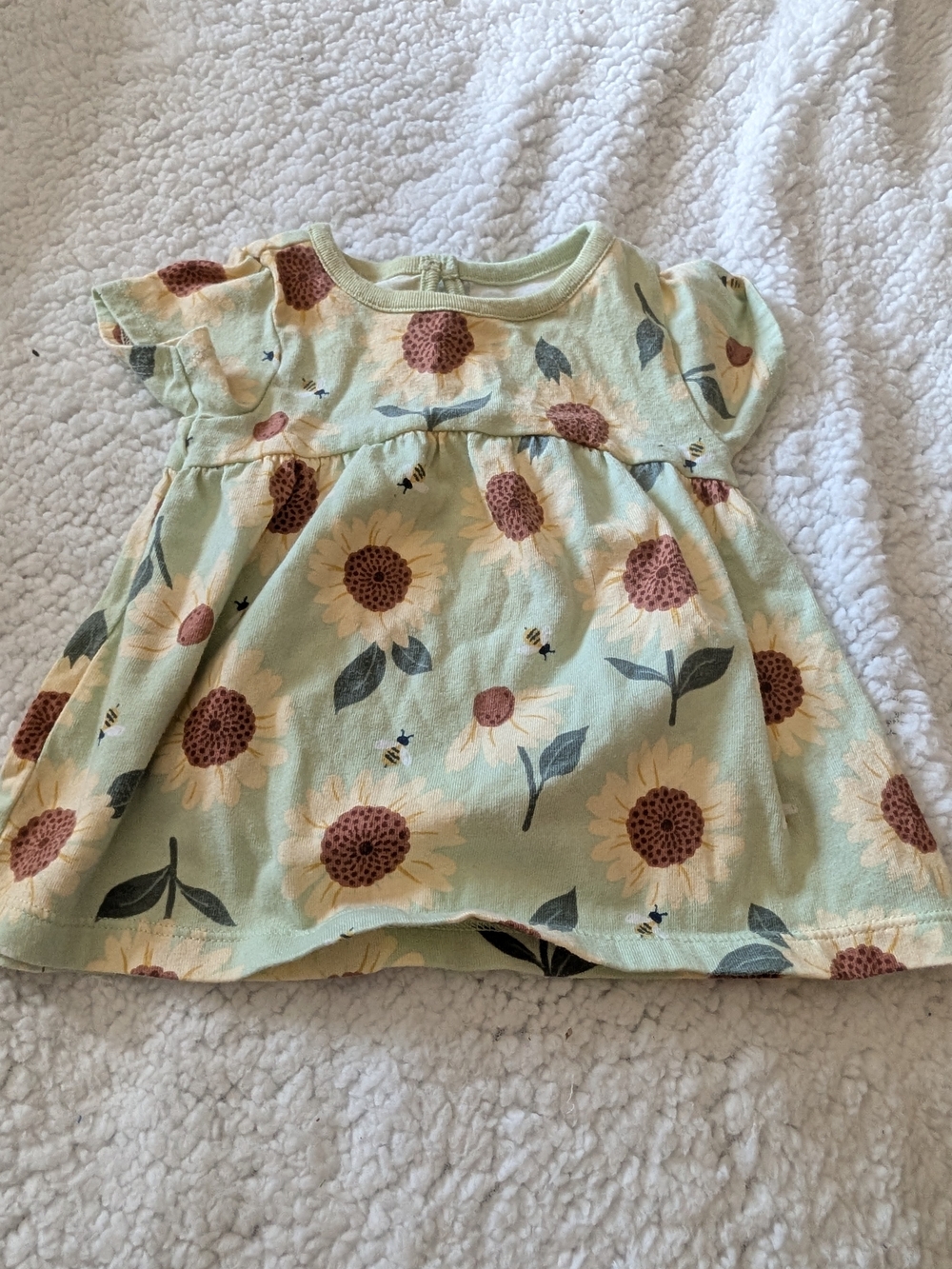 Garanimals Mint Green Sunflower Print Dress